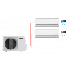 Mitsubishi Electric MSZ-HJ25VA ER1 + MSZ-HJ35VA ER1 / MXZ-2HJ40VA ER1 мульти сплит-система Mitsubishi Electric MSZ-HJ25VA ER1 + MSZ-HJ35VA ER1 / MXZ-2HJ40VA ER1 мульти сплит-система